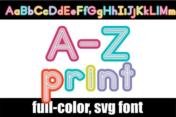 A-z Print: The Vibrant World of Full-Color SVG Fonts