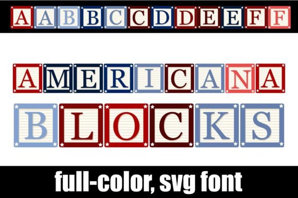 Americana Blocks: Infusing Playful Patriotic Charm into Modern Design