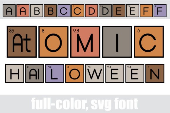 Atomic Halloween: A Periodic Table of Spooky Design Elements