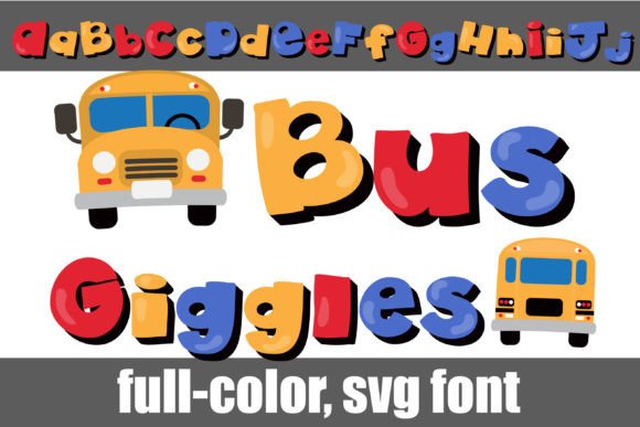 Bug Giggles: Elevate Your Design with Vibrant Color Typography