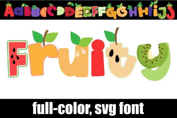 Fruity: A Modern Color Font for Vibrant Branding