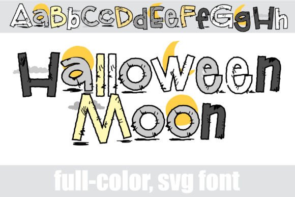 Halloween Moon: A Designer's Guide to Colorful SVG Typography