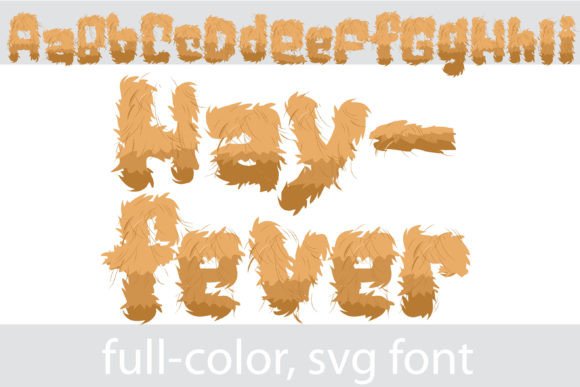 Hayfever: Crafting Playful, Hay-Textured Typography