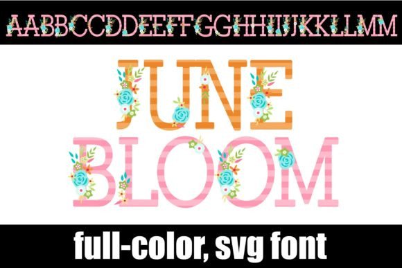 June Bloom: Elevating Design with Full-Color SVG Typography