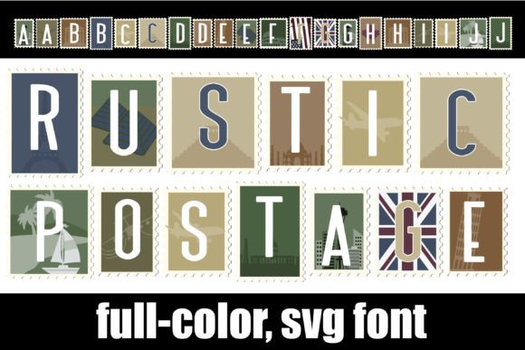 Rustic Postage: A Bold Typography Trend