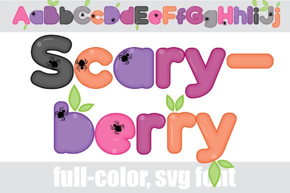 Scaryberry: Elevating Halloween Design with Vibrant Typography