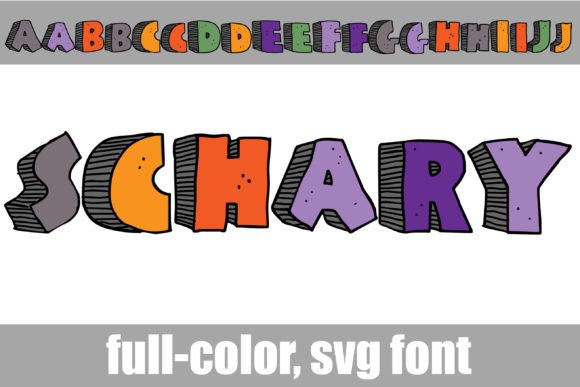 Schary: Elevate Halloween Designs with This Unique SVG Font