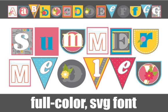 Summer Medley: Elevate Your Designs with Vibrant Color Fonts