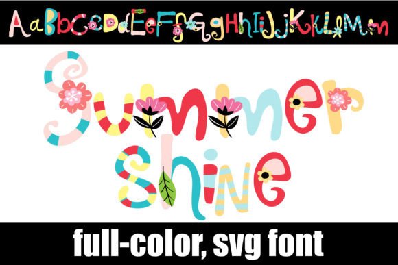 Summer Shine: Elevate Your Designs with Vibrant Color Fonts
