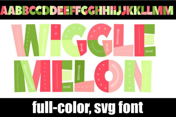 Wigglemelon: Vibrant Color Typography for Modern Design
